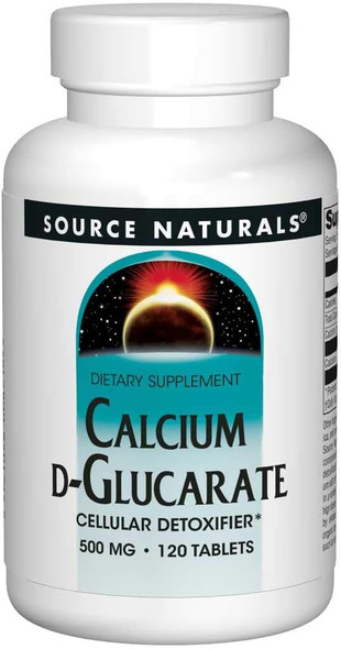 Source Naturals - Calcium D-Glucarate, 500 Mg