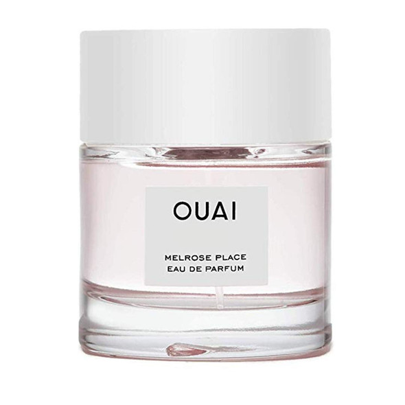 OUAI Melrose Place Eau de Parfum. An Elegant Perfume Perfect for Everyday Wear. The Fresh Floral Scent has Notes of Champagne, Bergamot and Rose, and Delicate Hints of Cedawrood and Lychee (1.7 oz)