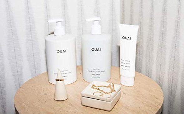 OUAI Hand Lotion. The Perfect Lightweight Formula to Hydrate Your Driest Spots. Made with Avocado, Jojoba and Rose Hip Oils to Lock in Moisture (16 fl oz)
