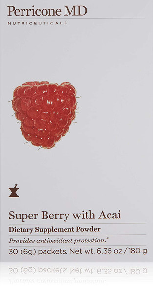Perricone Md Super Berry With Acai Supplement Powder 30 Packets
