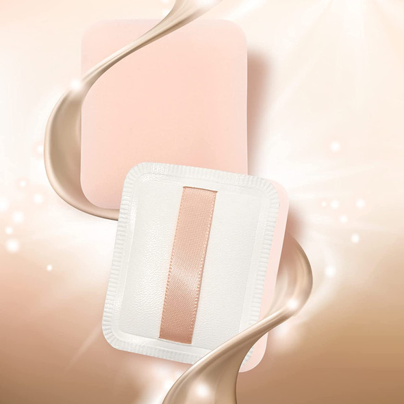 Daubigny Powder Puff Face Square Soft Makeup Puff for Loose Powder Soft Body Cosmetic Foundation Sponge Mineral Powder Wet Dry Makeup Tool with Strap