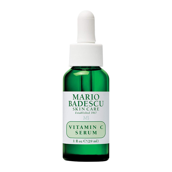 Mario Badescu Vitamin C Serum for All Skin Types | Lightweight Serum with Vitamin C & Sodium Hyaluronate | Visibly Reduces Signs of Aging | 1 Fl Oz (Pack of 1)