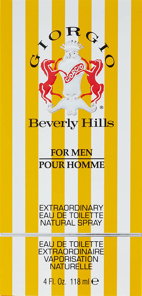 Giorgio Beverly Hills By Giorgio Beverly Hills For Men. Extraordinary Eau De Toilette Spray 4.0-Ounces /118 Ml