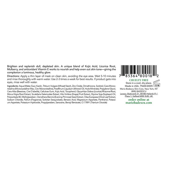 Mario Badescu Whitening Mask, 2 Ounce