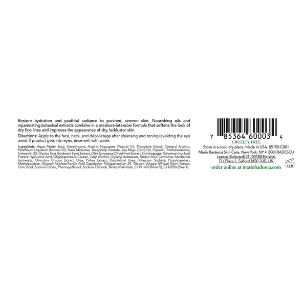Mario Badescu Ceramide Complex with N.M.F. & A.H.A. for Oily and Sensitive Skin | Facial Cream that improves Skin Tone |Formulated with Ceramide & Natural Moisturizing Factors| 1 OZ