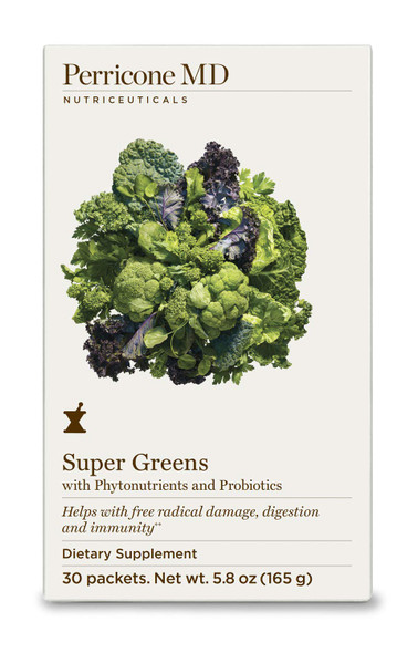 Perricone Md Super Greens Supplement Powder, 30 Ct.
