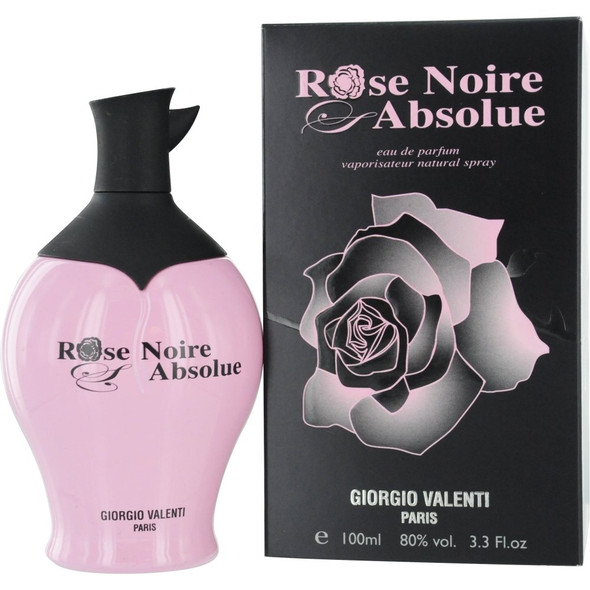 Rose Noire Absolue by Giorgio Valenti Eau De Parfum Spray for Women, 3.3 Ounce