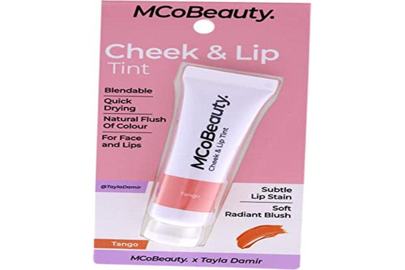 MCoBeauty Cheek And Lip Tint - Luminous Pop Of Buildable Color - Quick-Drying And Long-Wearing - Blurs The Lines Between A Dewy Gloss And A Stain - Gives Skin A Youthful Glow - Tango - 0.34 Oz