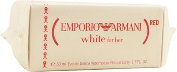 Emporio White By Giorgio Armani For Women. Eau De Toilette Spray 1.7-Ounces (special Edition Red Design Bottle)