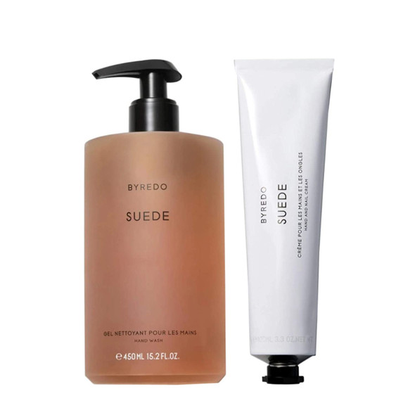 Byredo Suede Scented Hand Wash and Cream Set - 15.2oz Hand Wash, 3.4oz Hand Cream (2 Items)