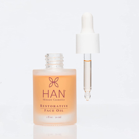 HAN Skincare Cosmetics Restorative Face Oil, VEGAN | LIGHTWEIGHT | NOURISHING