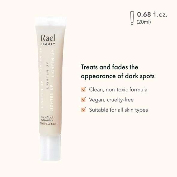 Rael Cica Dark Spot Cream - Advanced Dark Spot Lightening Cream with Cica Extract and Willow Bark Extract, Clean Vegan Skincare (20 ml, 0.68oz)