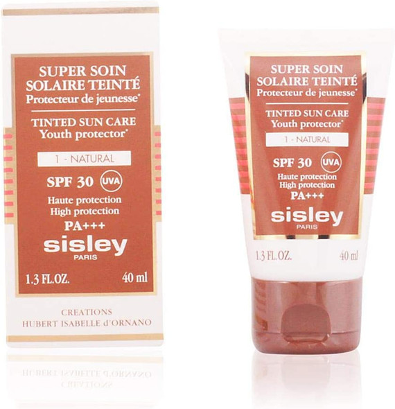 Sisley Super Soin Solaire Tinted SPF 30 No. 3 Amber Sun Care for Women, 1.3 Ounce