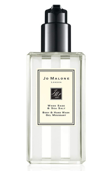 Jo Malone Wood Sage & Sea Salt Body & Hand Wash/Shower Gel 8.5 oz with Box