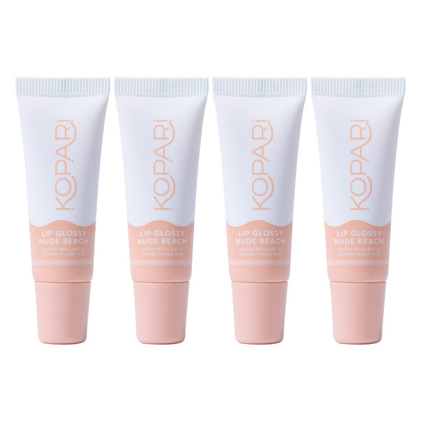 Kopari Nude Peach Lip Glossy 4pk