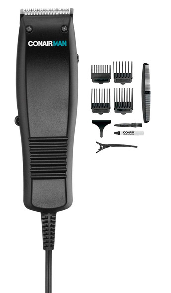 Conair Simple Cut HC93W 10 Piece Hair Clipper Taper Cutting Home Kit Trimmer