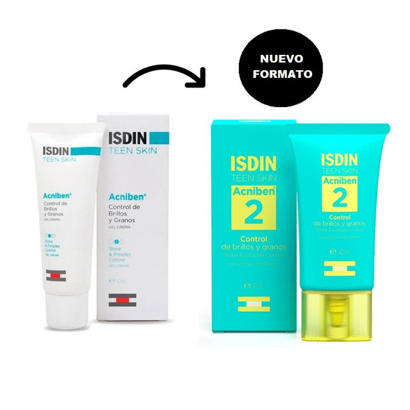 ISDIN Teen Skin Acniben Shine & Pimples Control Gel Cream 40ml