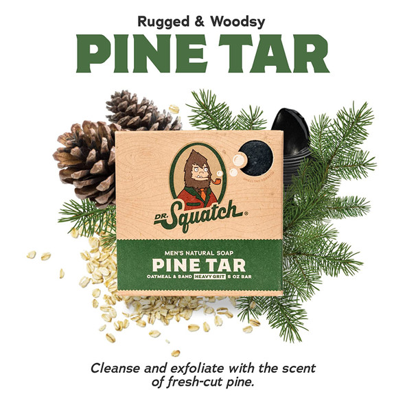  Dr. Squatch Pine Tar Hair Care Kit : Beauty & Personal Care