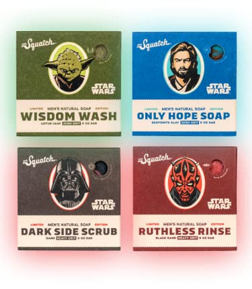 Dr. Squatch: Bar Soap (4-Pack) (Star Wars Collection 1) Exclusive