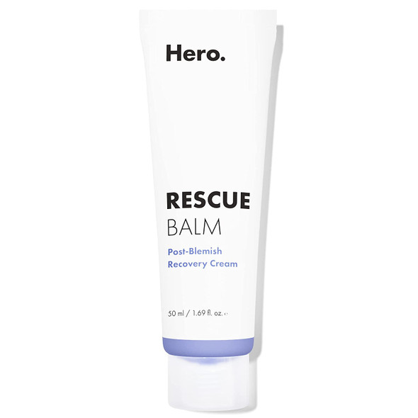 Rescue Balm Post-Blemish Recovery Cream from Hero Cosmetics - Intensive Nourishing and Calming for Dry, Red-Looking Skin After a Blemish - Dermatologist Tested and Vegan-Friendly (50 ml, 1.69 fl. oz)
