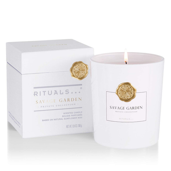 RITUALS Savage Garden Luxury Home Decor Scented Candle with Clary Sage - 12.6 Oz