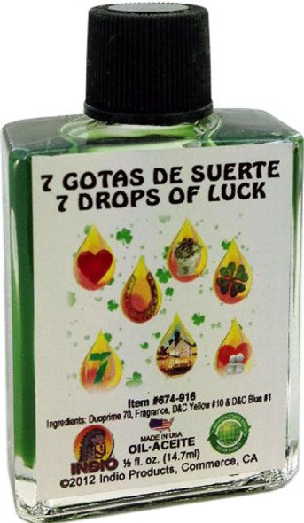 Indio 7 Drops of Luck Fragranced Oil - 0.5oz