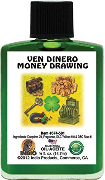 Indio Money Drawing Fragranced Oil - 0.5oz