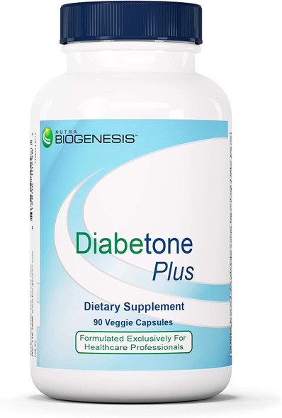 Nutra BioGenesis - Diabetone Plus - Gymnema, Bitter Melon, Biotin and Chromium to Help Support Metabolic Balance - 90 Capsules