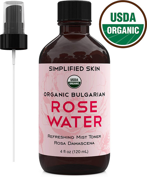 Rose Water for Face & Hair and Retinol Serum Bundle