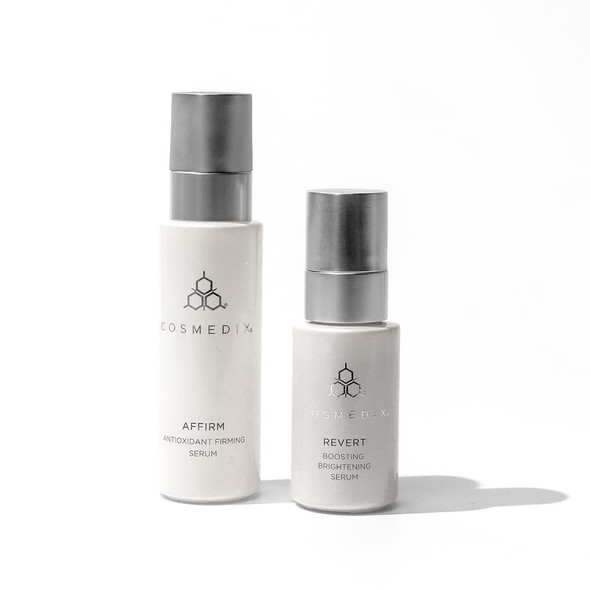 Supercharge + Brighten Transformative Treatment Duo, Perfect Pairings Skincare Bundle, Anti-Aging Skincare Duo, Antioxidant Firming Serum, Boosting Brightening Serum