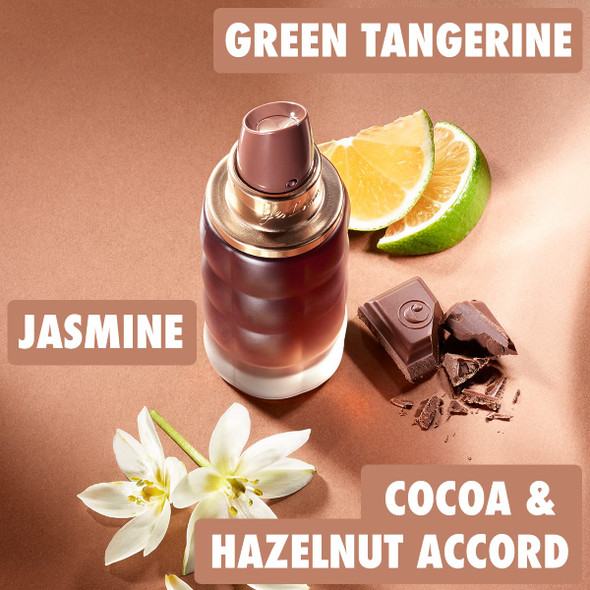 Cacharel Yes I Am Delicious Eau de Parfum Spray Perfume for Women, Green Mandarin, Jasmin Hazelnut & Chocolate Milk Accord Fragrance