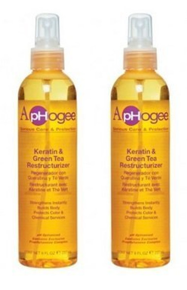 ApHogee Keratin and Green Tea Restructurizer 2 Pack of 8 fl. oz by Aphogee