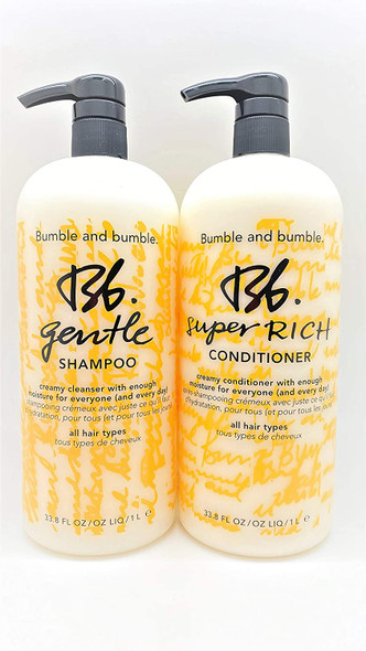 Bumble and Bumble Gentle Shampoo & Super Rich Conditioner Duo, (BBGSR-DUO), 1 Count (Pack of 2)