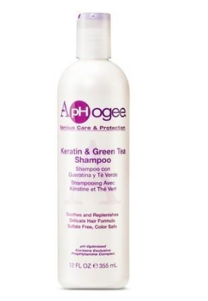 ApHogee Keratin & Green Tea Strengthening Shampoo - 12 oz