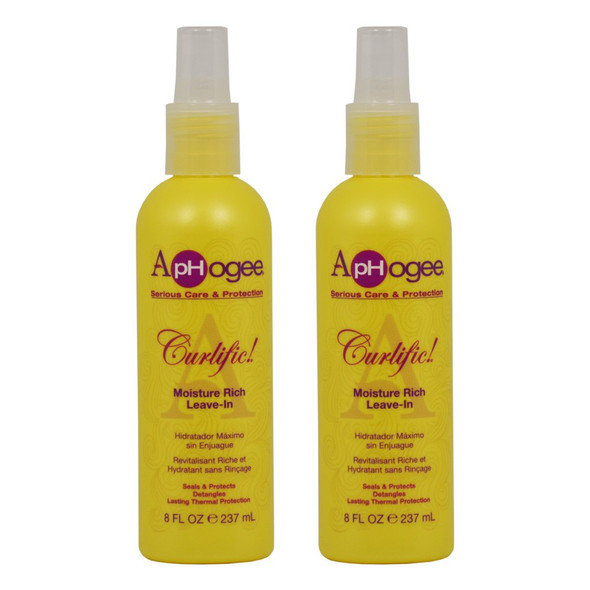 ApHogee Curlific Moisture Rich Leave-In 8oz"Pack of 2"