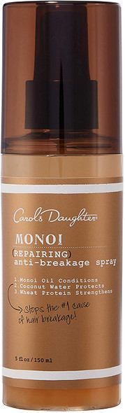 Carols Daughter Monoi Repairing Anti Breakage Spray with Monoi Oil Coconut Water and Wheat Protein for Conditioning and Strengthening, 5 fl oz