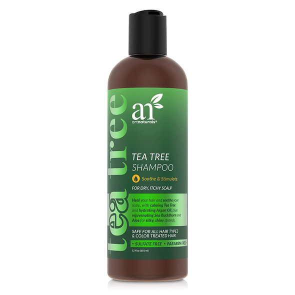 Artnaturals Tea Tree Shampoo - (12 Fl Oz ) - Made with 100% Pure Therapeutic Grade Tea Tree Essential Oil.