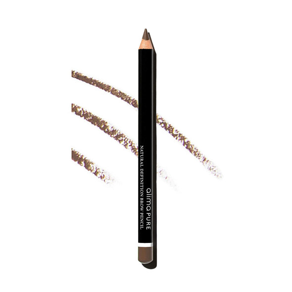 Alima Pure | Natural Definition Brow Pencil | Eyebrow Pencil | With Jojoba Oil | Eyebrow Makeup | Mineral Makeup | Brunette,.04 oz / 1.14 g