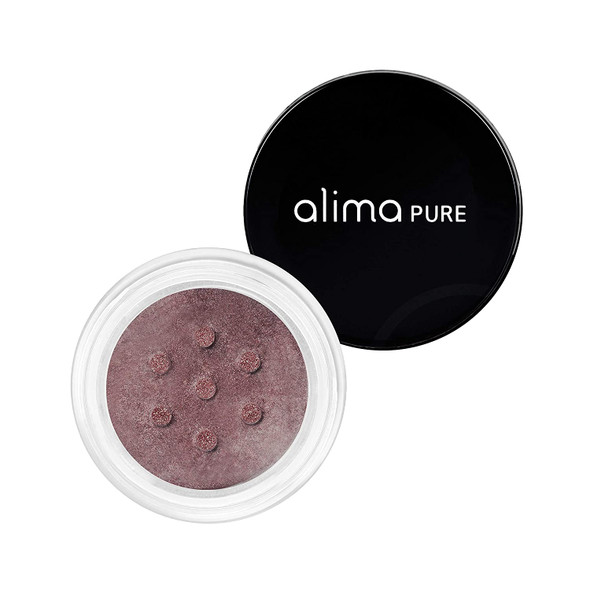 Alima Pure Loose Mineral Eyeshadow, Mineral Makeup, Womens Eye Makeup, Matte Eye Shadow, Natural Eyeshadow, Vegan Eyeshadow Makeup with Single Eyeshadow Case (Black Orchid) .07 oz/ 2g