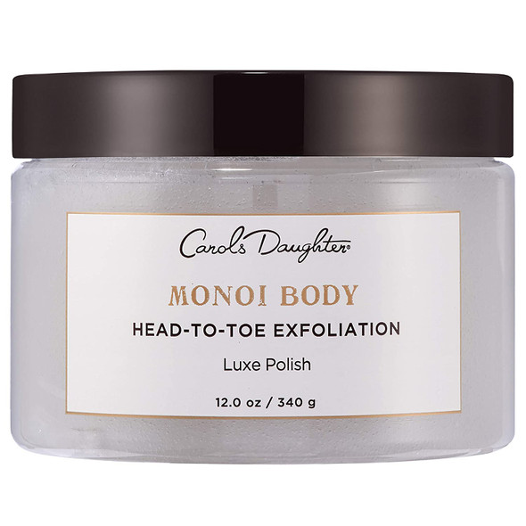 Carols Daughter Monoi Body Head To Toe Exfoliation Body Scrub with Monoi Oil, a Blend of Coprah Coconut Oil and Tiare Gardenia for Healthier, More Radiant Skin That Glows, 12 Ounce