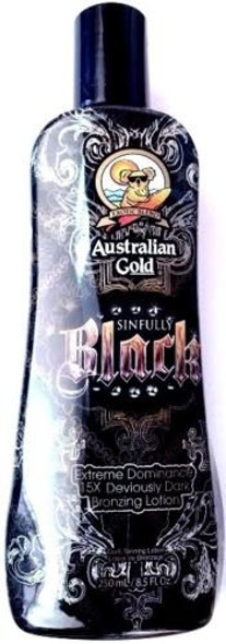 Australian Gold Sinfully Black Bronzer Tanning Lotion 8.5 Oz/ 250 Ml