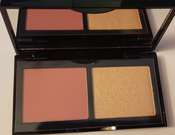 Blush and Glow Duo and Brush Set (0.13oz/3.7g 0.13oz/3.8g, Nectar Halo)