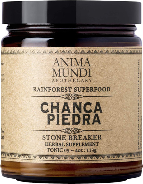 Anima Mundi Chanca Piedra Powder - Anima Mundi Supplements - Stone Breaker Chanca Piedra Powder for Tea - Wildcrafted Chanca Piedra Extract - Liver, Gallbladder & Kidney Cleansing Support (4oz / 114g)