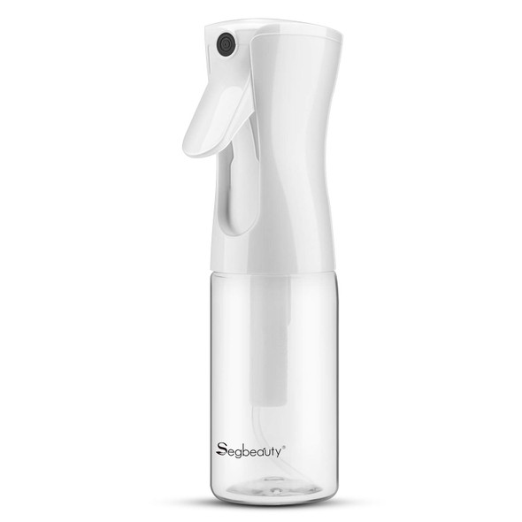 Fine Mist Clear Bottles, Segbeauty 5.4oz/160ml Continuous Plastic Spray Squirt Bottle