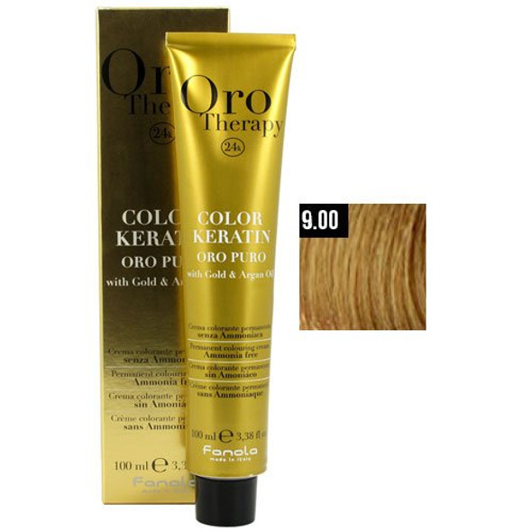 Fanola Oro Puro 9.00 Intense Very Lt Blonde Coloring Cream