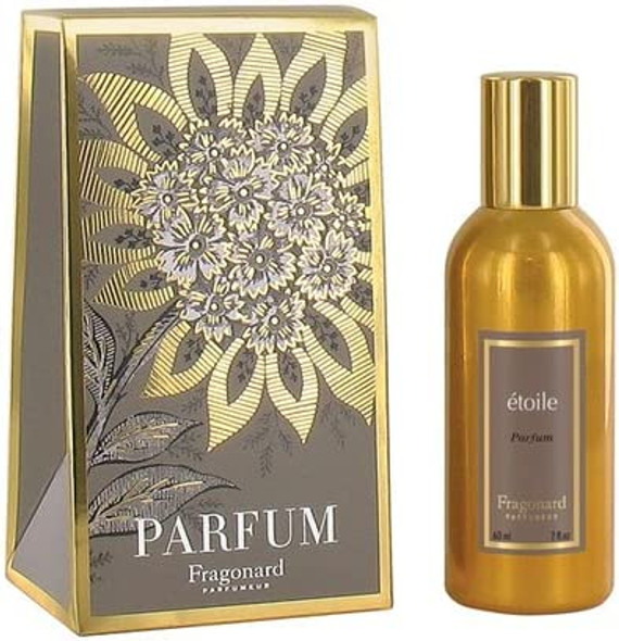 ETOILE perfume (60ml) gilded alu natural spray by FRAGONARD 100% authentic original from PARIS FRANCE