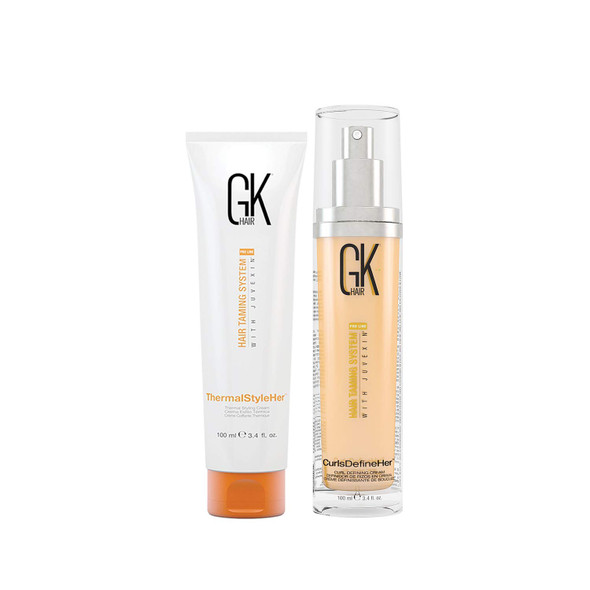 Global Keratin GK HAIR ThermalStyleHer - 100ml/3.4oz - CurlsDefineHer (100 ml/ 3.4 fl. oz)
