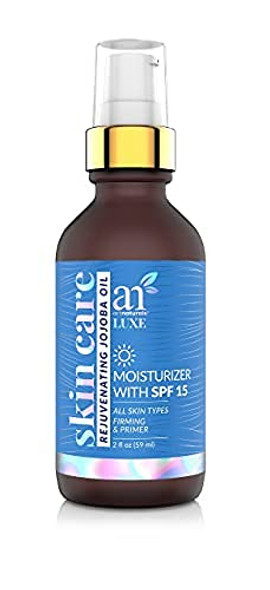 artnaturals Facial Moisturizer Cream with SPF 15 - Light Weight Face Lotion for All Skin Types - Firming & Primer - 2 oz.