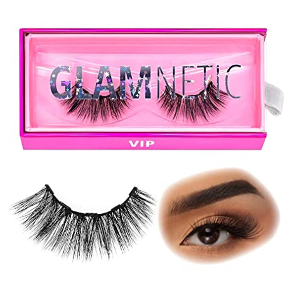 Glamnetic Magnetic Eyelashes - Verified, VIP, & Venus | 60 Wears Reusable Volume Faux Mink Lashes
