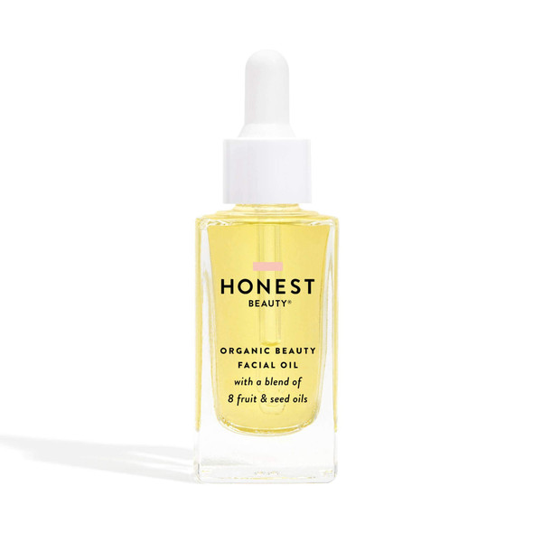 Honest Beauty Organic Beauty Facial Oil with a Blend of 8 Fruit & Seed Oils, USDA-Certified Organic, Fragrance Free, 1 Fl Oz